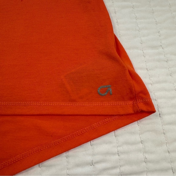 GapFit Orange Muscle Tee Sleeveless with Open Back - Picture 7 of 11